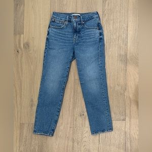 Madewell - perfect vintage straight leg jeans, petite length
